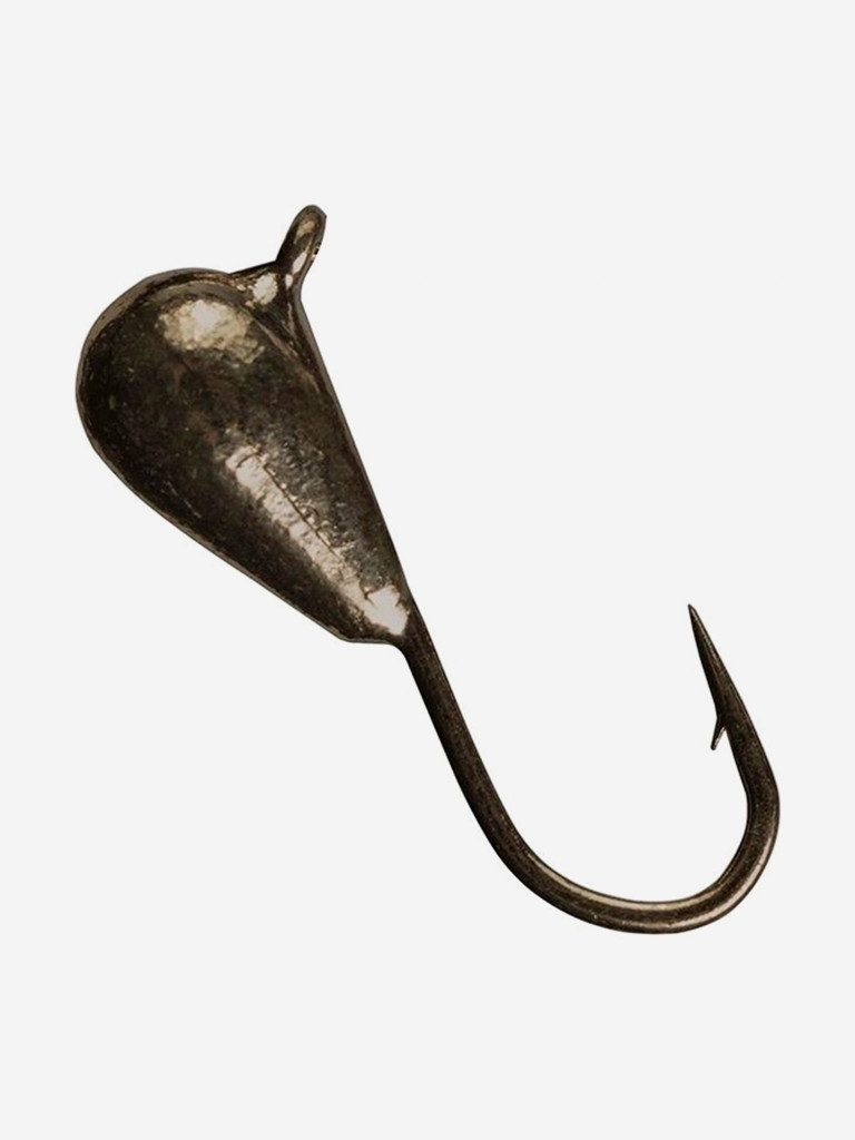 Мормышка Helios вольфрамовая Капля с ушком 5мм 2.00г Bn (MW-1150-Bn), 10 штук в упаковке