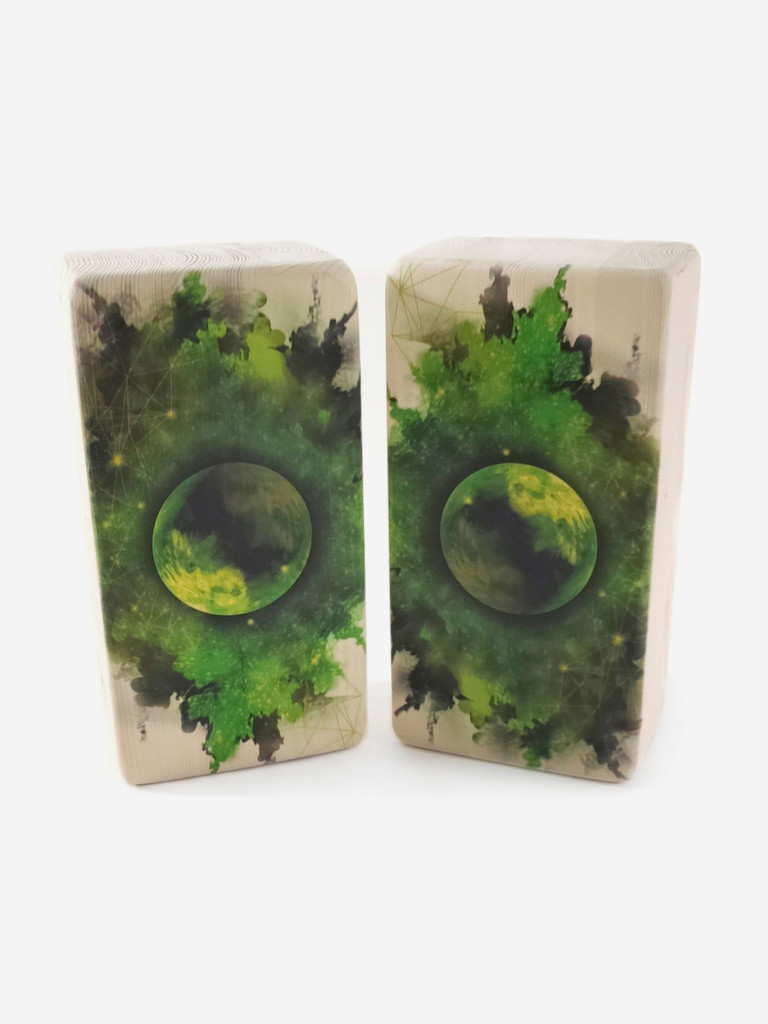 Кирпич для йоги Earth Elements Collection, 23 см х 11 см х 8 см йога блок, 2 шт