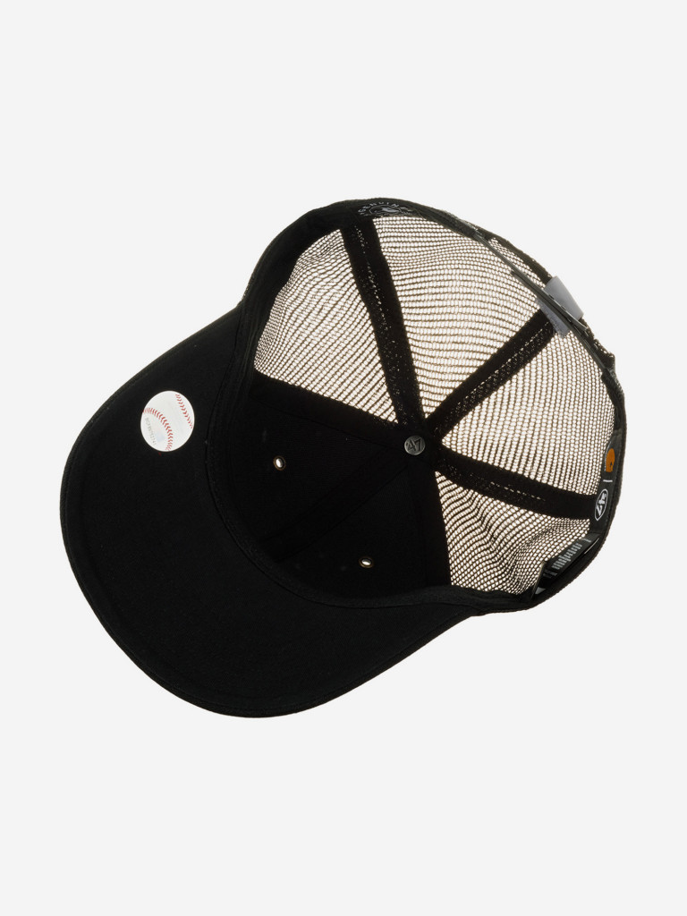 Бейсболка с сеточкой 47 BRAND Carhartt collab Pittsburgh Pirates MLB (черный)