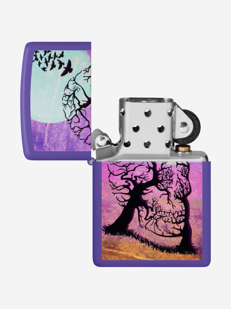 Зажигалка бензиновая ZIPPO 48638 Skull Tree