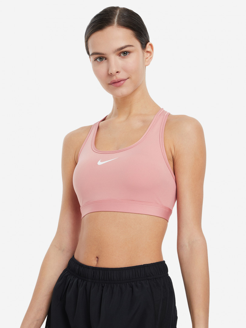 фото Спортивный топ бра nike dri-fit, розовый