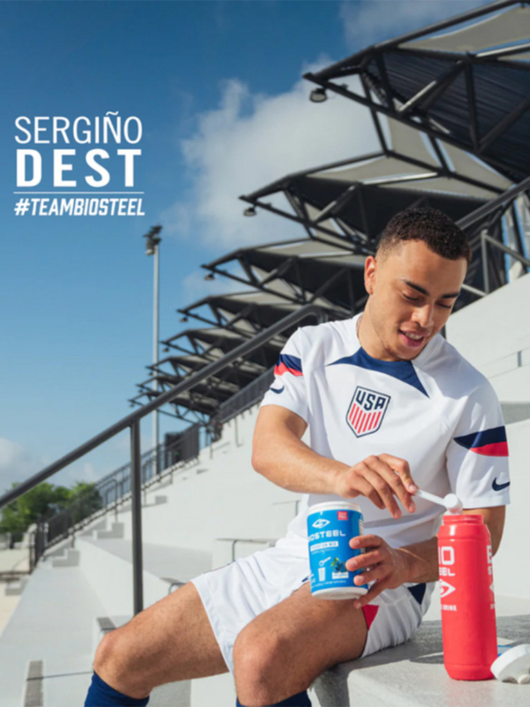 Изотоник Biosteel Hydration Mix Голубая малина, 315 г