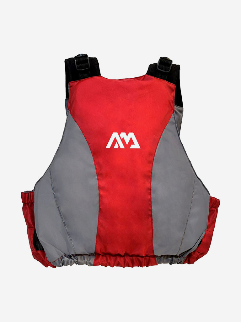 Жилет страховочный Aqua Marina, красный/серый