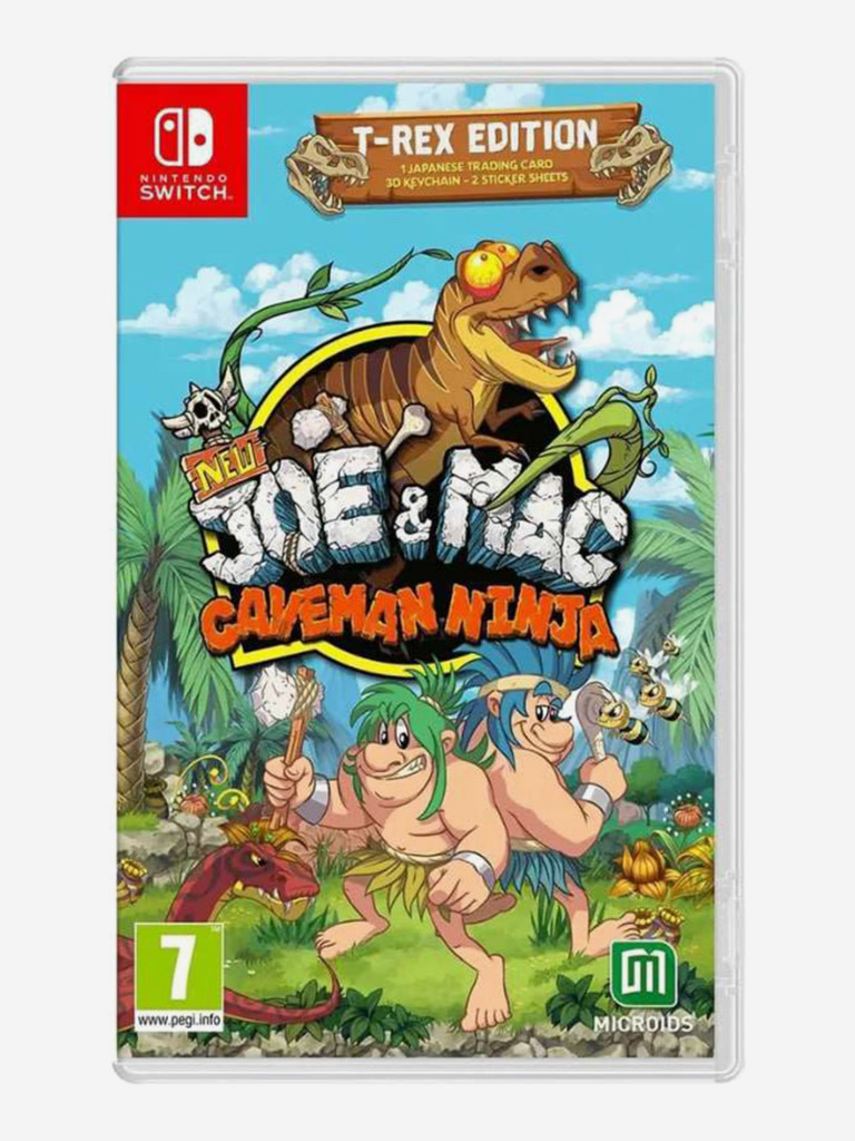 Видеоигра для Nintendo: New Joe And Mac Caveman Ninja (Русские субтитры)