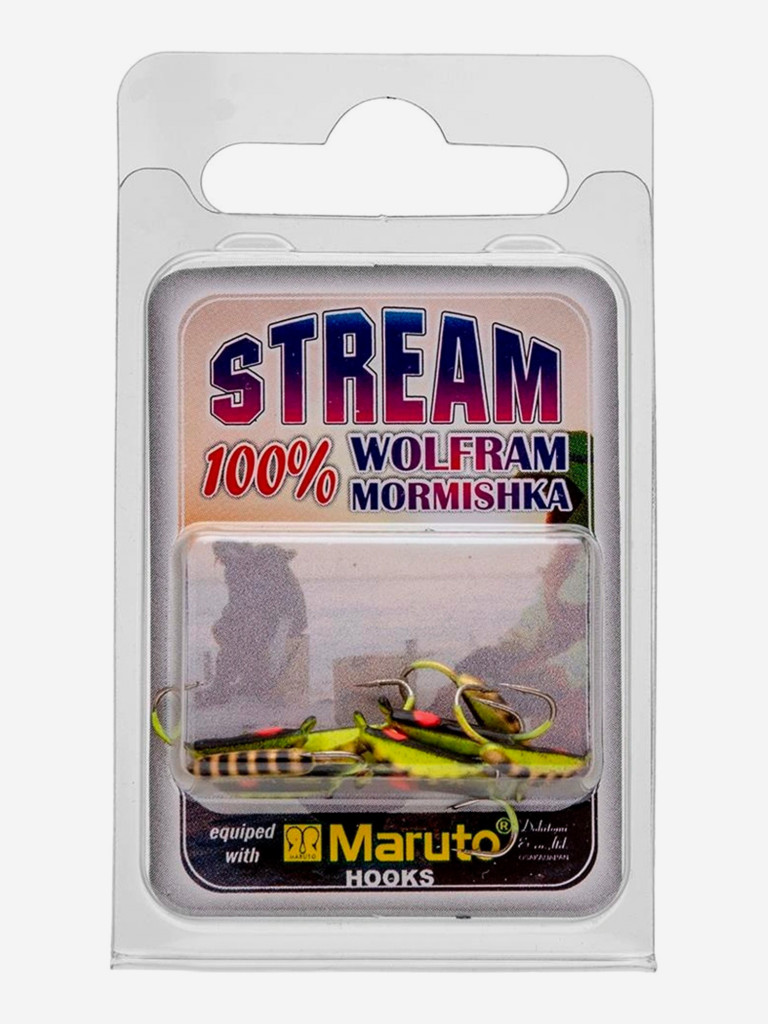 Мормышка Helios вольфрамовая Супер банан с ушком крашеная 3мм 0,60г 45 (MW-1830-45), 10 штук в упаковке