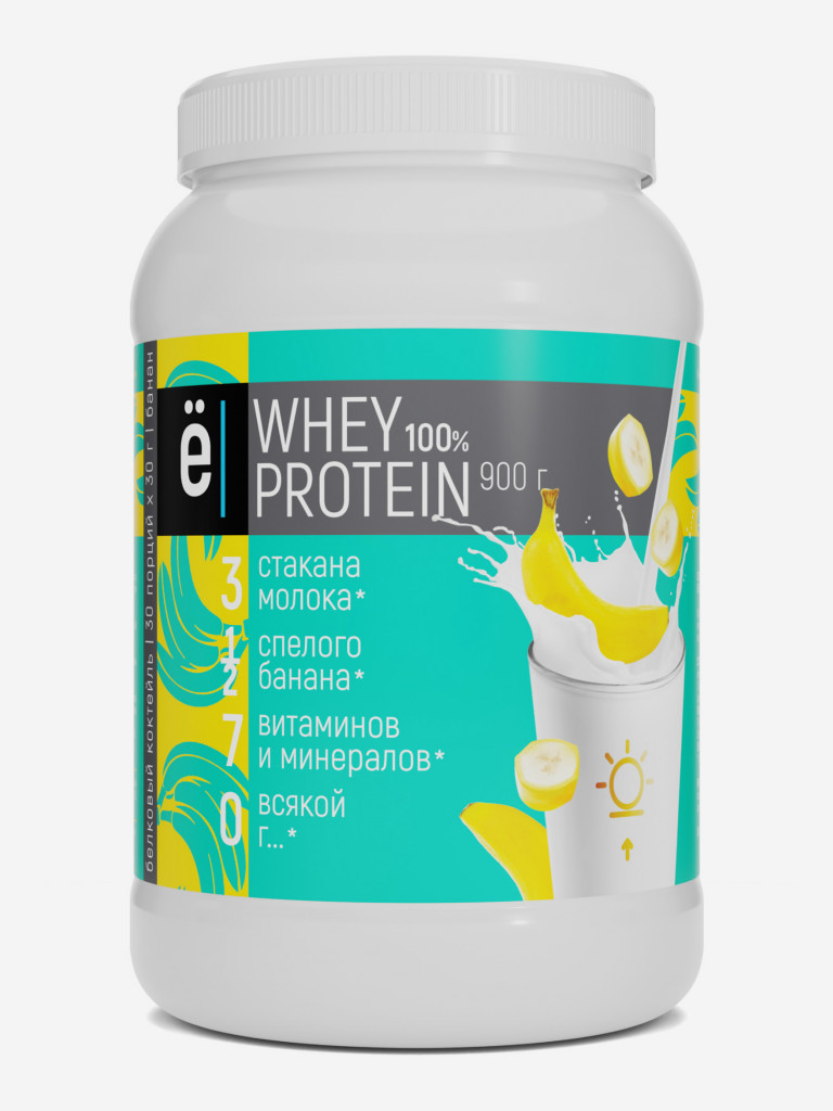 Белковый к-ль Whey protein Банан 900г Ёбатон