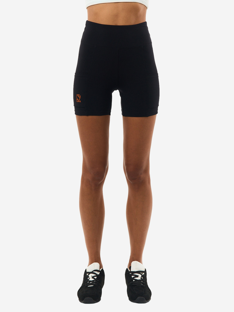 Велосипедки женские RAQUETA SPORT с карманами, Bright&Black