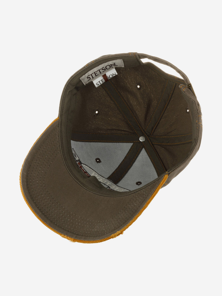 Бейсболка STETSON 7721169 BASEBALL CAP VINTAGE DISTRESSED (оливковый)