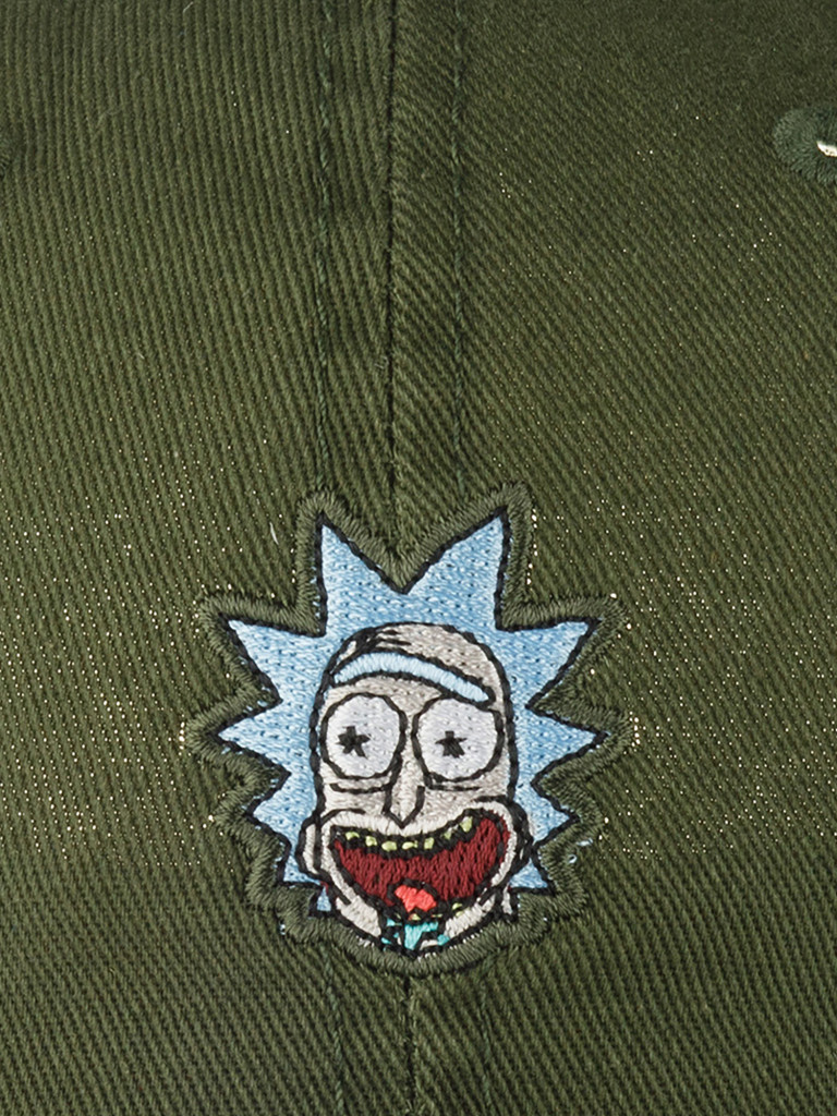 Бейсболка CAPSLAB CL/REM4/1/CD/HEA Rick and Morty Rick (оливковый)