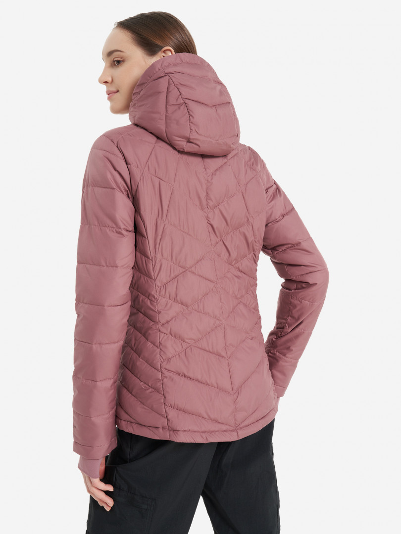 фото Куртка утепленная женская columbia heavenly hooded jacket, розовый