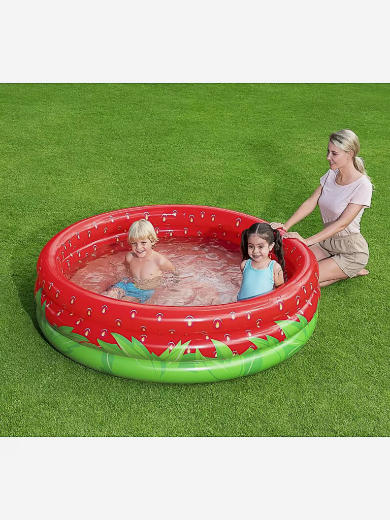 Бассейн детский BestWay 51145 Сладкая клубничка (160х38см) 2+