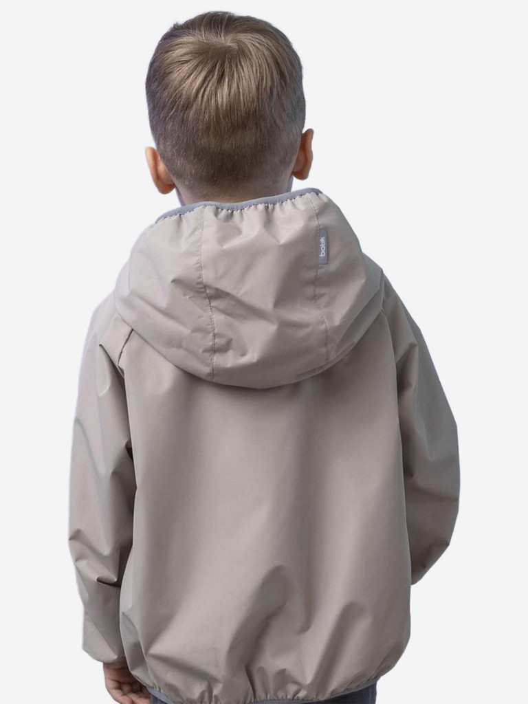 Ветровка для мальчика batik Никвэй серебристо-серый