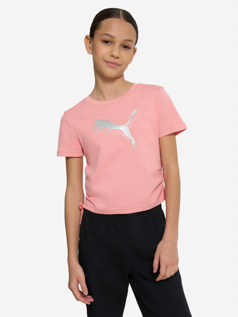 Футболка для девочек PUMA Metallic Knotted