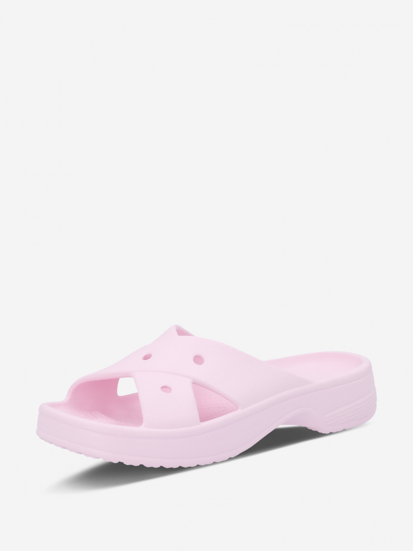 Шлепанцы женские Crocs Cl Womens Cross Strap Розовый 2349₽
