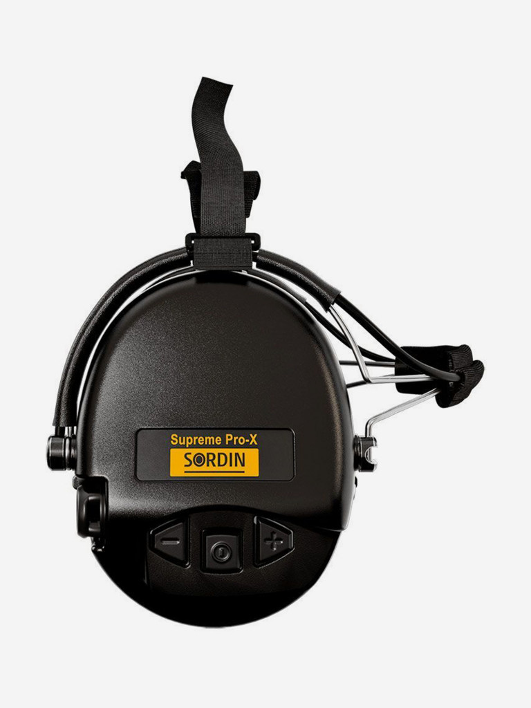 Активные наушники для стрельбы Sordin MSA Supreme Pro-X Neckband, SNR 24dB, NRR 19dB, черный