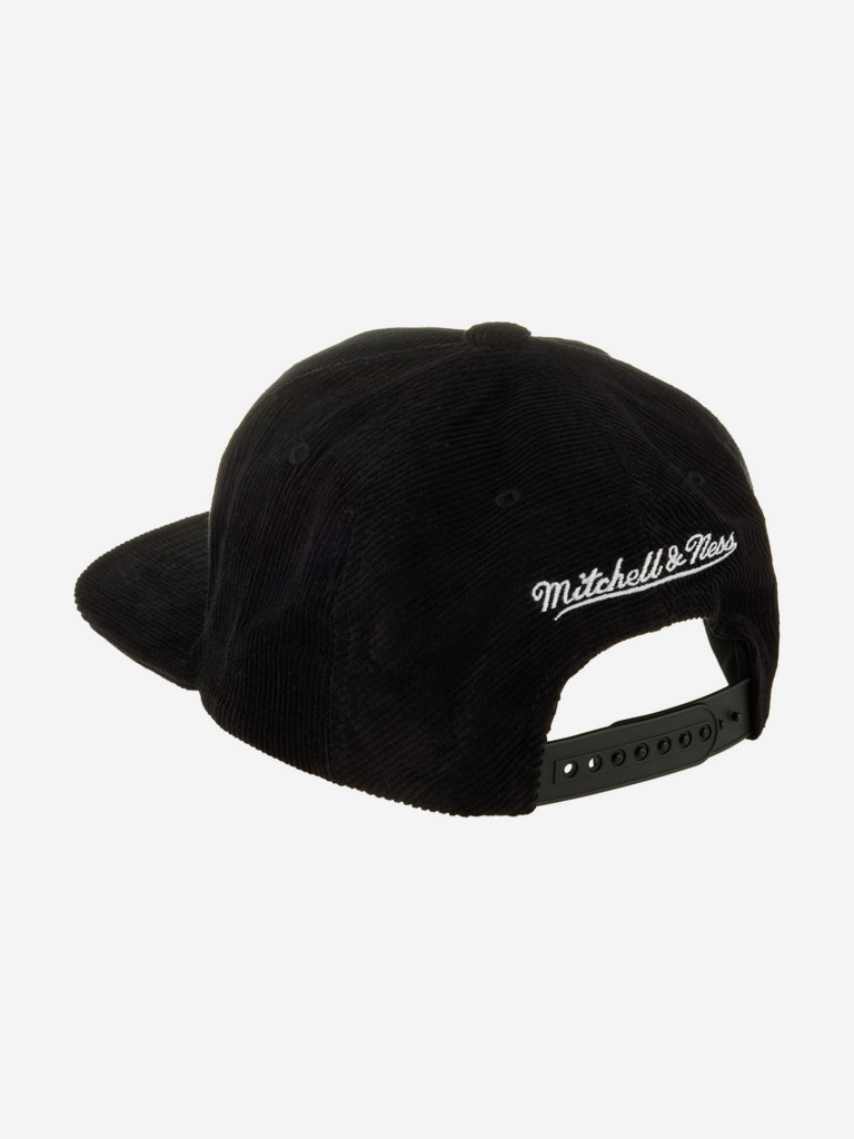 Бейсболка с прямым козырьком MITCHELL NESS HHSS6049-BNEYYPPPBLCK Brooklyn Nets NBA