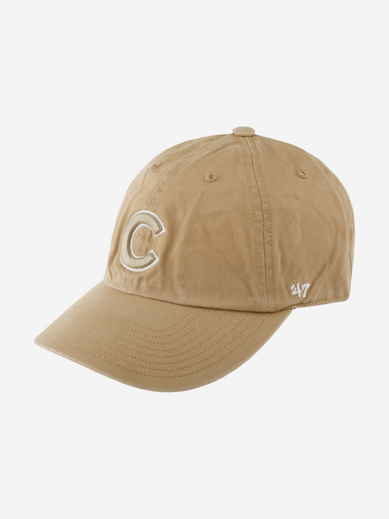 Бейсболка 47 BRAND B-BLPRK05GWS-KH Chicago Cubs MLB (бежевый)
