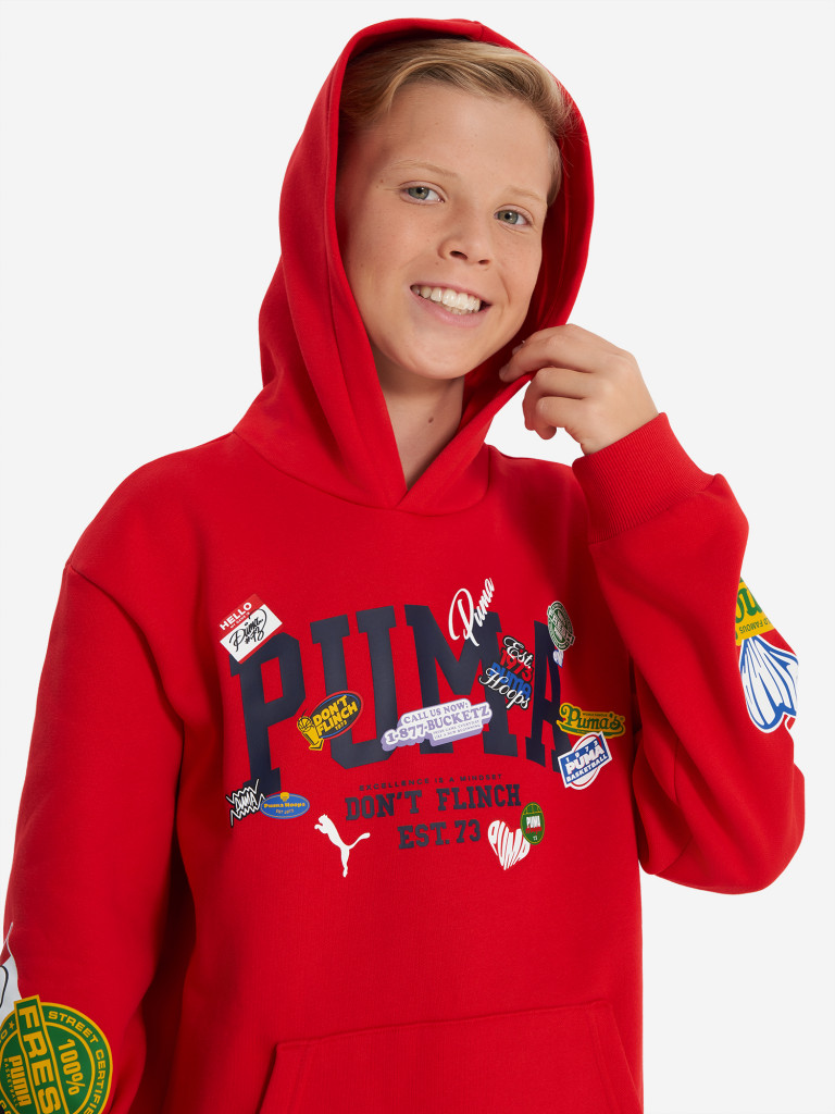 Худи для мальчиков PUMA Basketball Hooperhotline