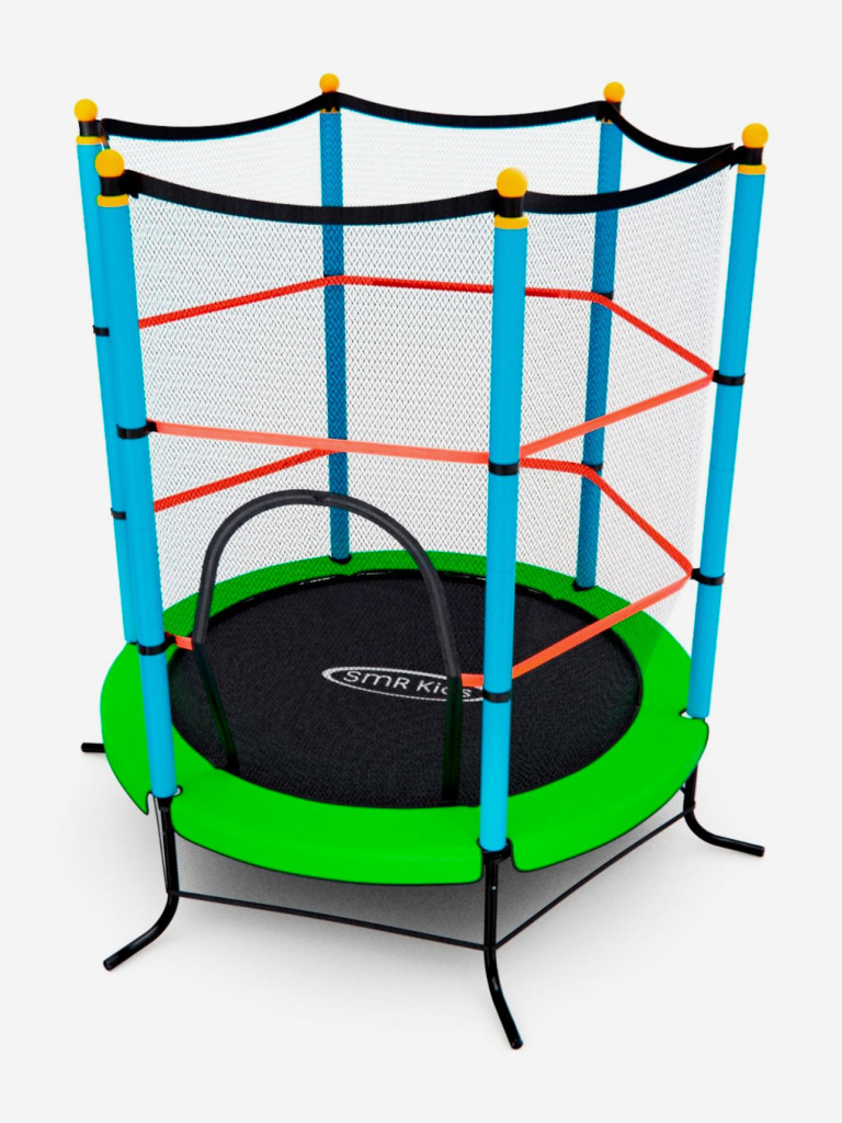 Батут DFC SMRKIDS 55 дюймов с сеткой GREEN