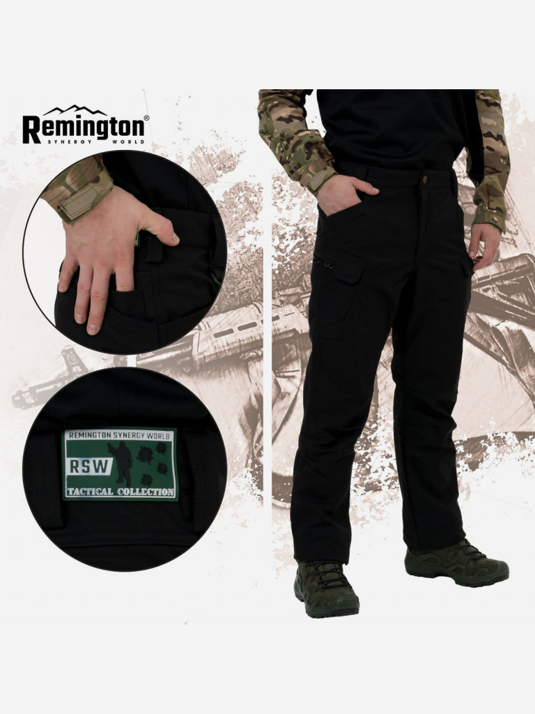 Брюки Remington Tactical Shark Skin Soft Shell Pants IXR Black