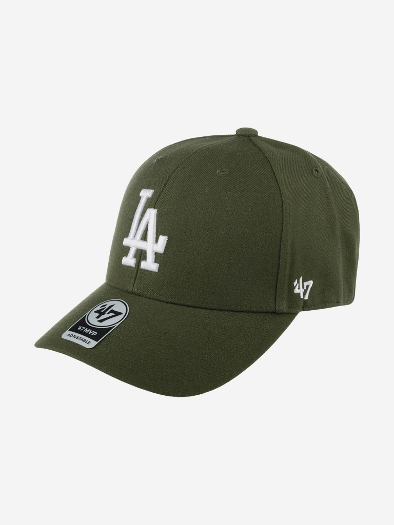 Бейсболка 47 BRAND B-MVP12WBV-SWB Los Angeles Dodgers MLB (оливковый)