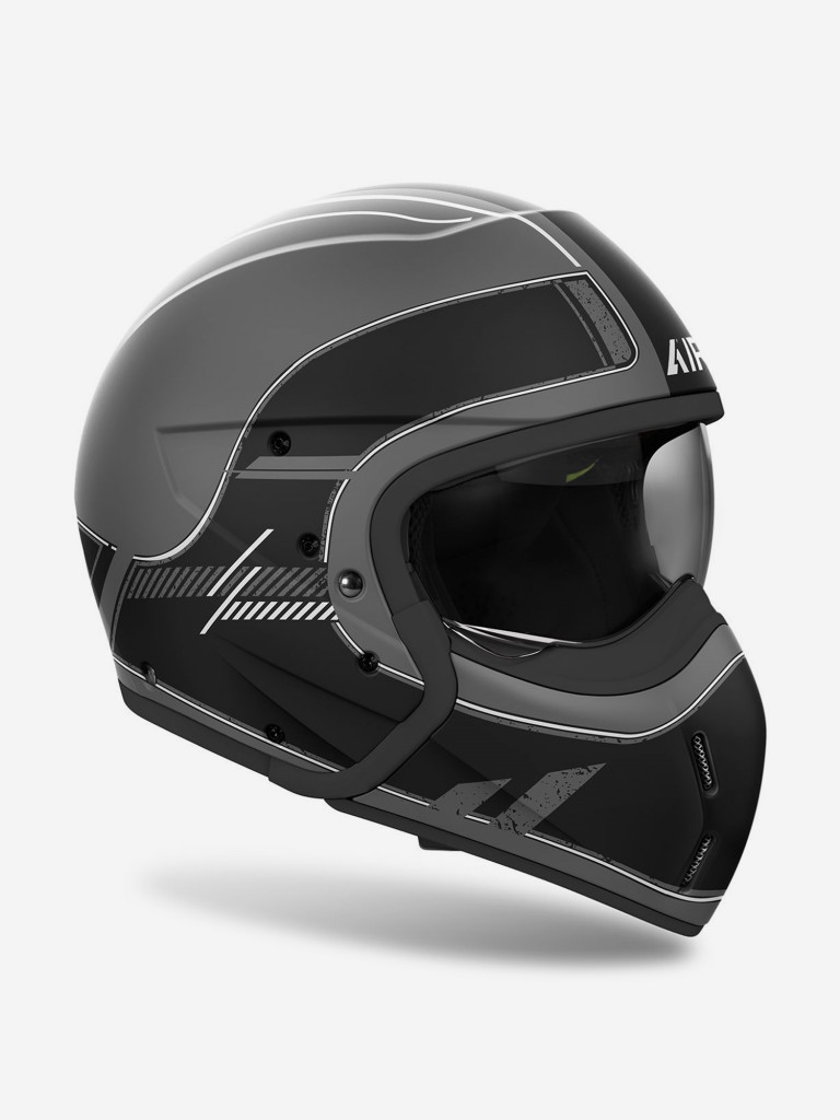 Мотошлем Airoh J110 RASTER Black Matt
