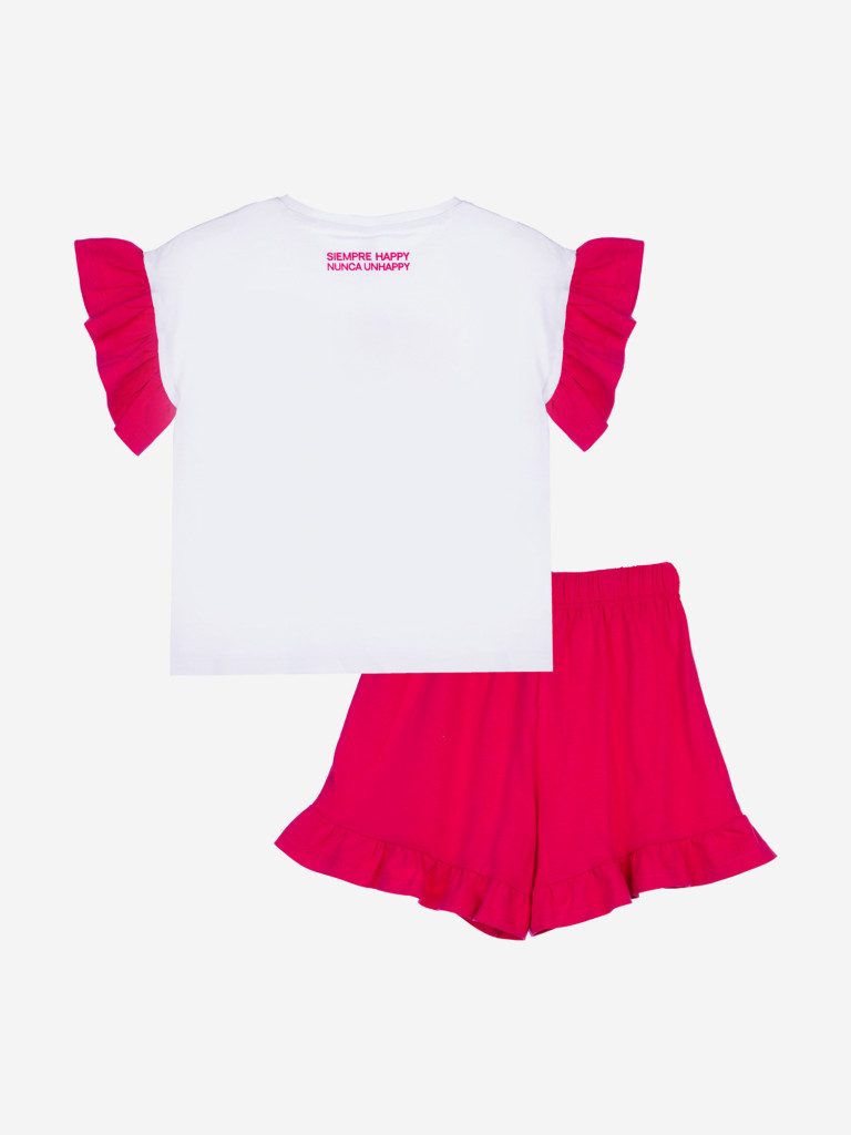 Комплект для девочек: футболка, шорты PlayToday