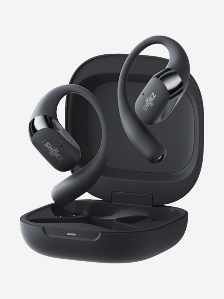 Беспроводные наушники с костной проводимостью SHOKZ OpenFit 2 black, цвет черный