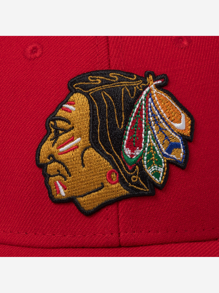 Бейсболка MITCHELL NESS EU246-CHIBLA-RED Chicago Blackhawks NHL