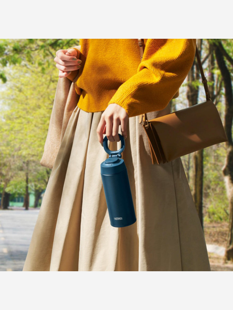 Термокружка с ручкой 380 мл THERMOS JOO-380 синяя