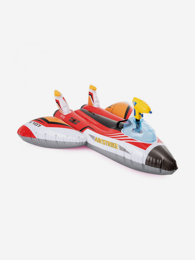 Надувная игрушка самолет Intex 57536 "Самолет" (117х117см) 3+ красный