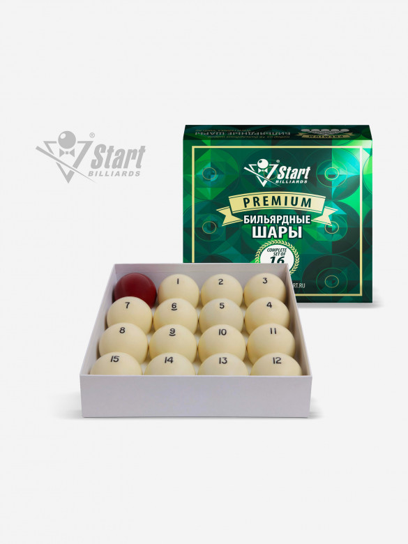Шары для бильярда Start Billiards Premium РП 60 мм