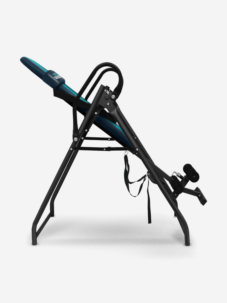 Инверсионный стол Vortex С ПОДУШКОЙ для спины, позвоночника, тренажер от боли в спине, цвет сине-бирюзовый