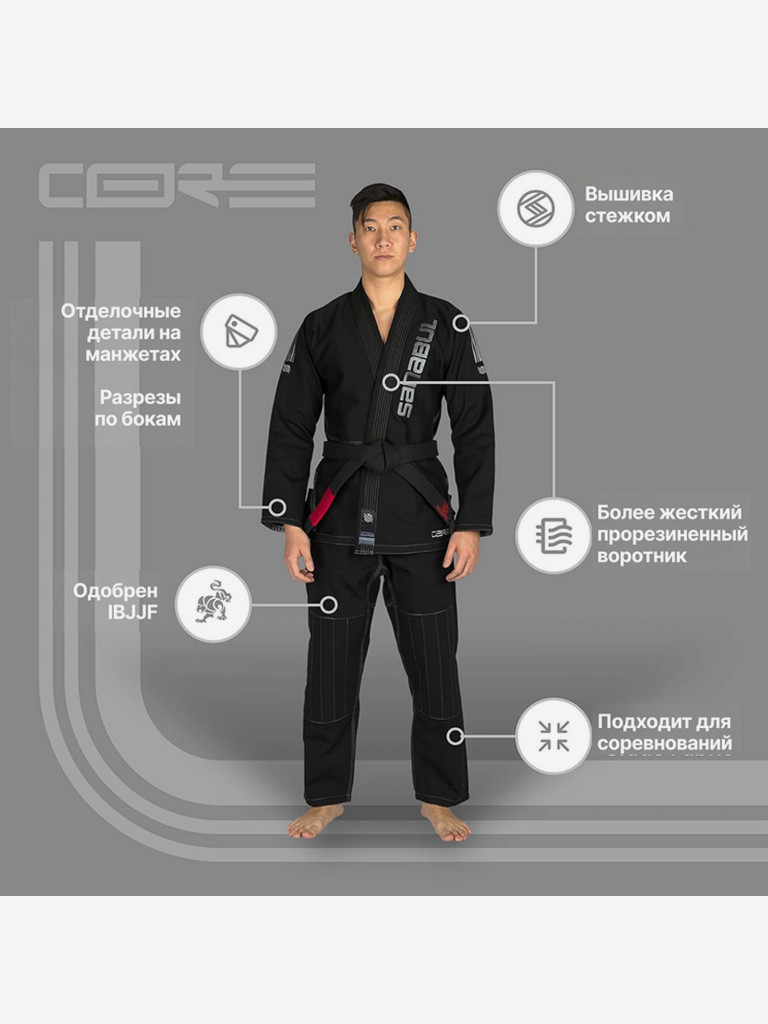 Кимоно для джиу-джитсу Sanabul Core Series Competition BJJ Gi