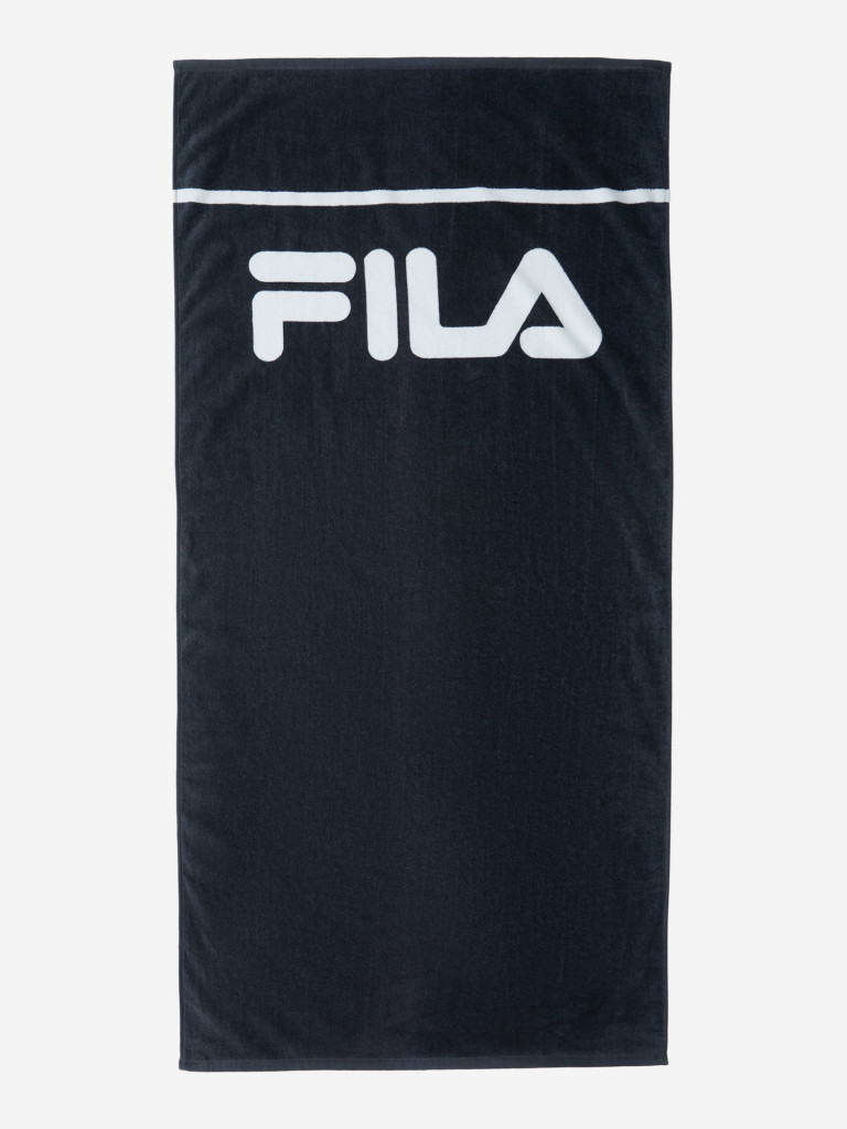 Полотенце махровое FILA арт. 124595 черный/белый цвет — купить за 2499 ...