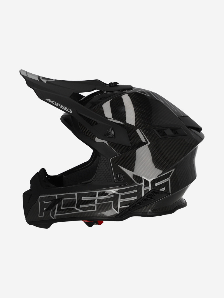 Мотошлем кроссовый взрослый Acerbis STEEL CARBON 22-06 Black/Grey