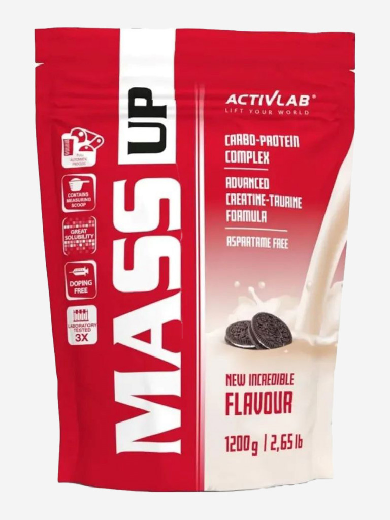 Гейнер Activlab Mass up, 1.2 кг, печенье
