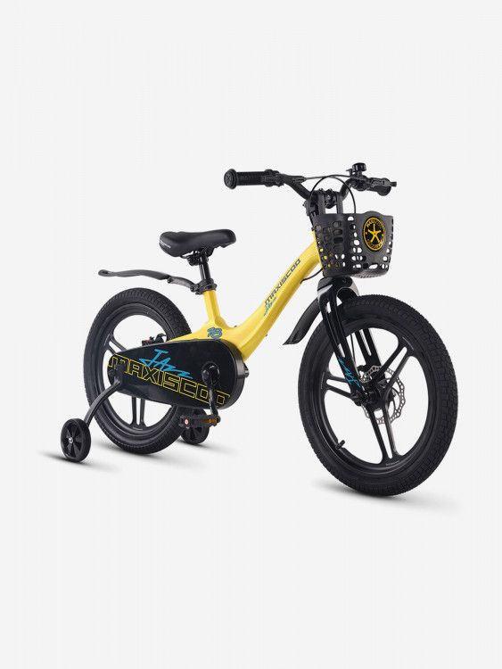 Велосипед детский Maxiscoo JAZZ PRO 18'' желтый матовый, 2026