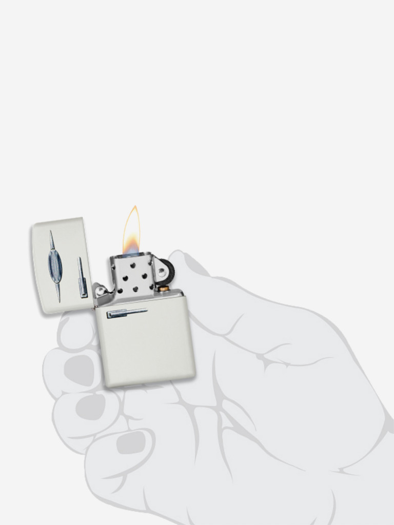 Зажигалка бензиновая ZIPPO 49636 Retro Fridge