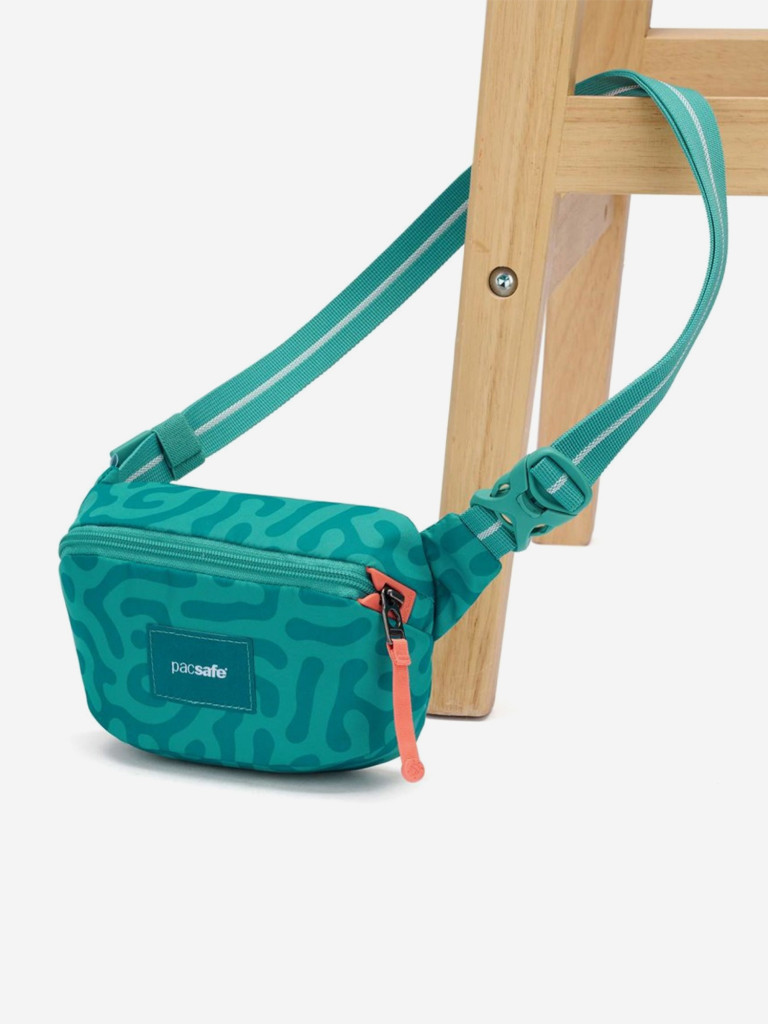 Сумка слинг антивор Pacsafe GO Micro Sling, Reef, 1 л.