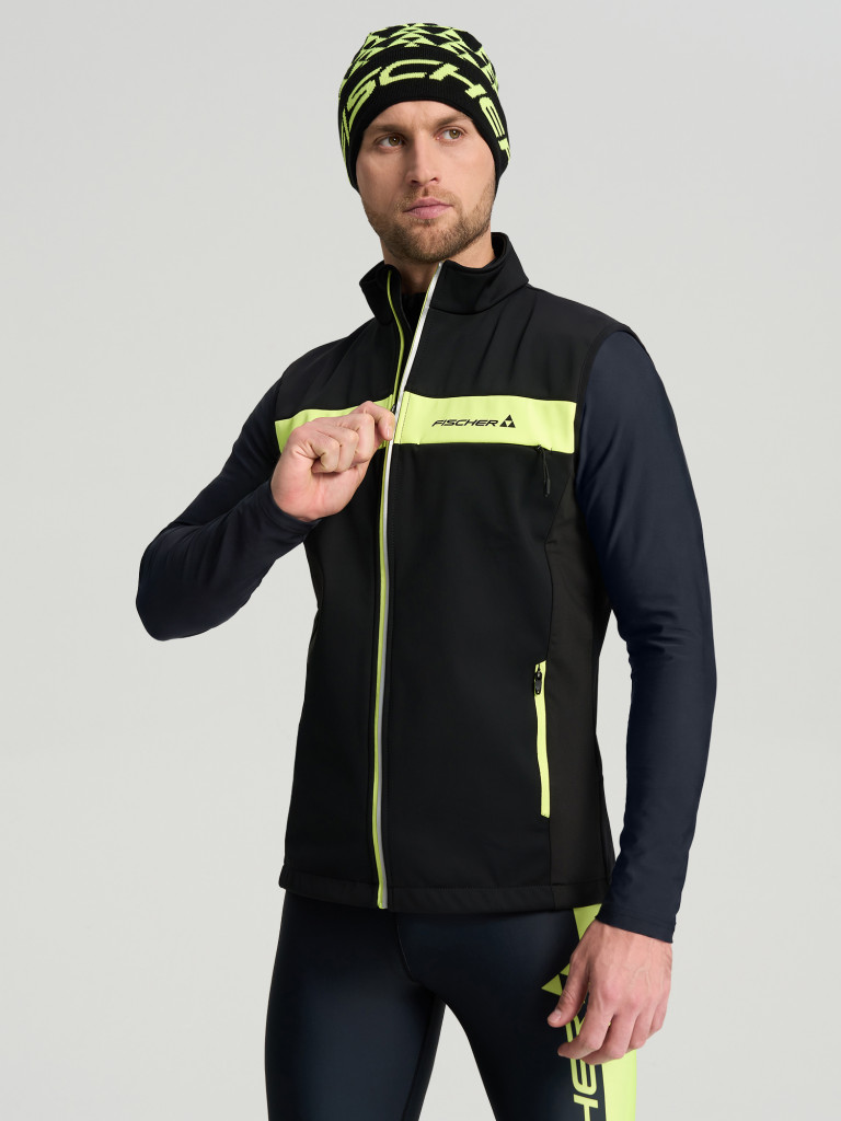Жилет для беговых лыж мужской Fischer Softshell Warm