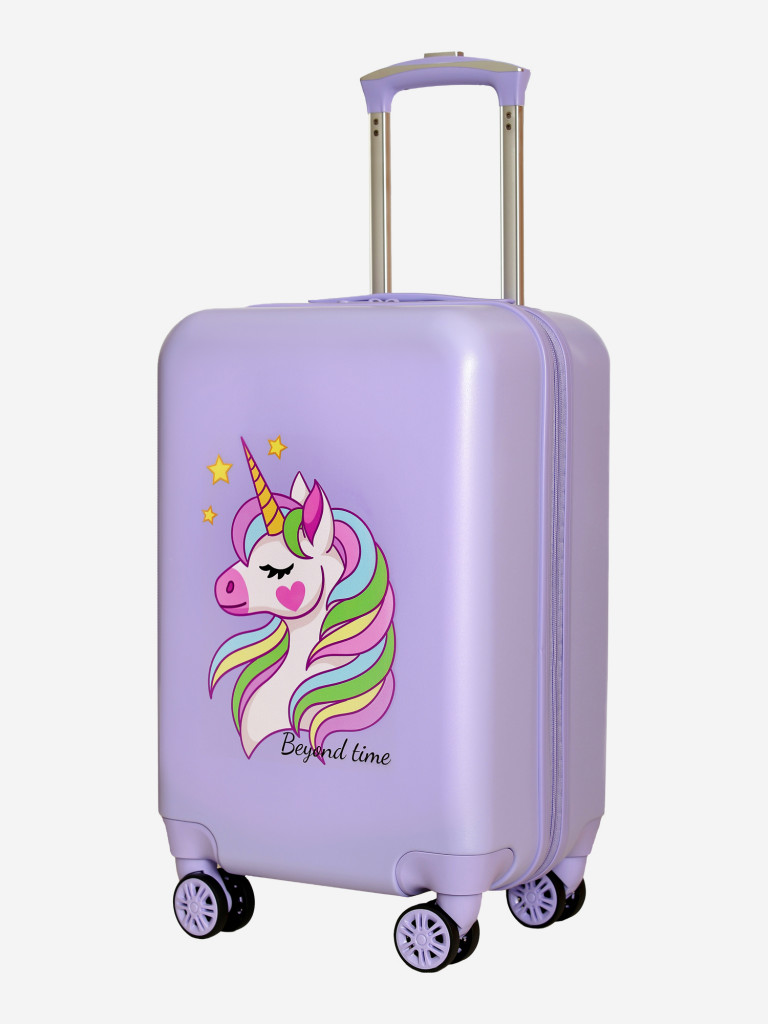Чемодан детский BEYOND TIME G226 Единорог сиреневый