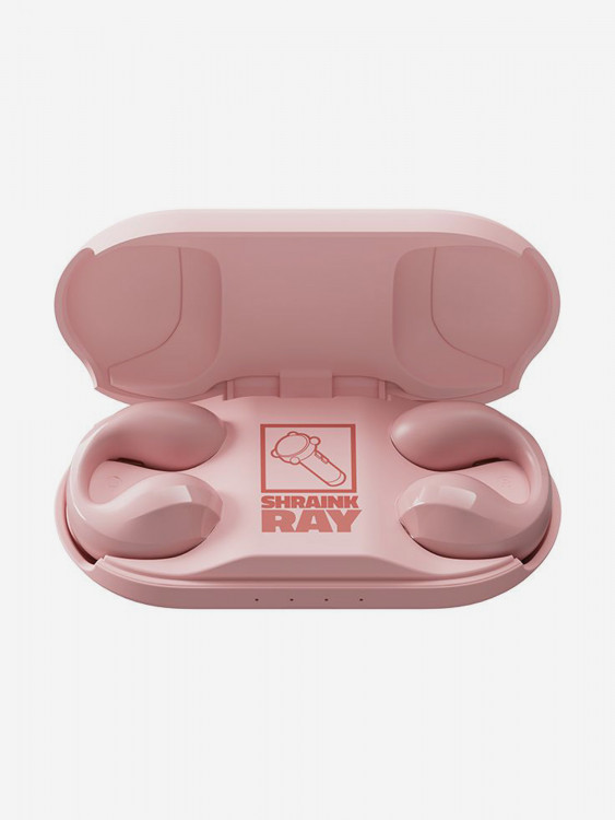 Беспроводные дизайнерские наушники Кот Дораемон Rock Doraemon Sound EarCuffs S TWS Earphone розовые