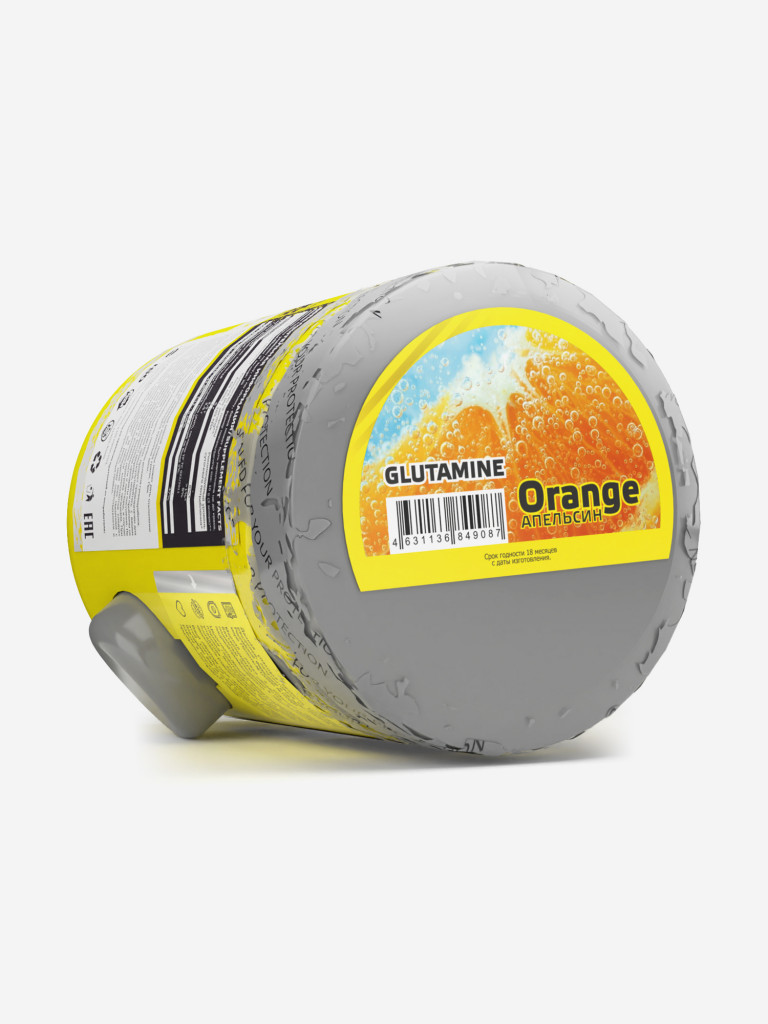 Глютамин Steelpower Glutamine, 300 г, Апельсин