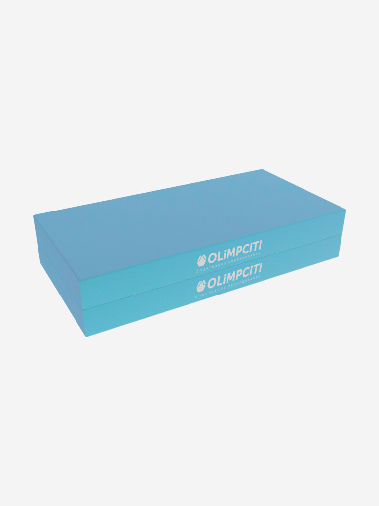 Мат спортивный складной OLIMPCITI, 1000х500х100 мм, 2 сложения, винилискожа