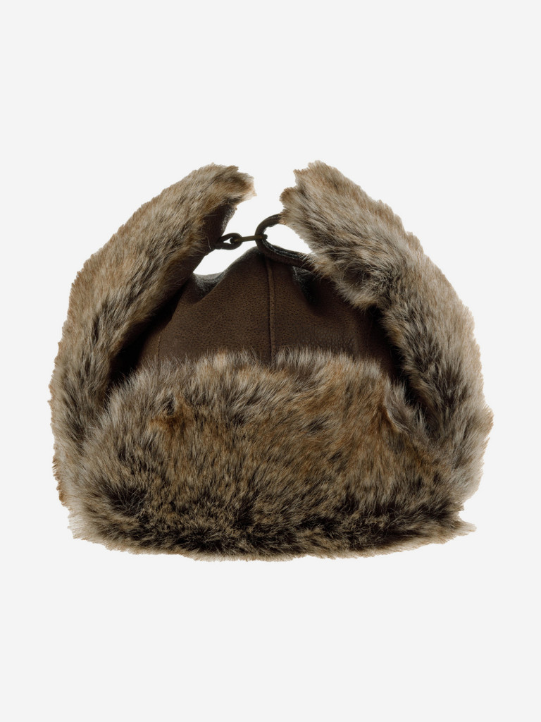 Шапка-ушанка STETSON 9297303 BOMBER CAP COWHIDE (коричневый)