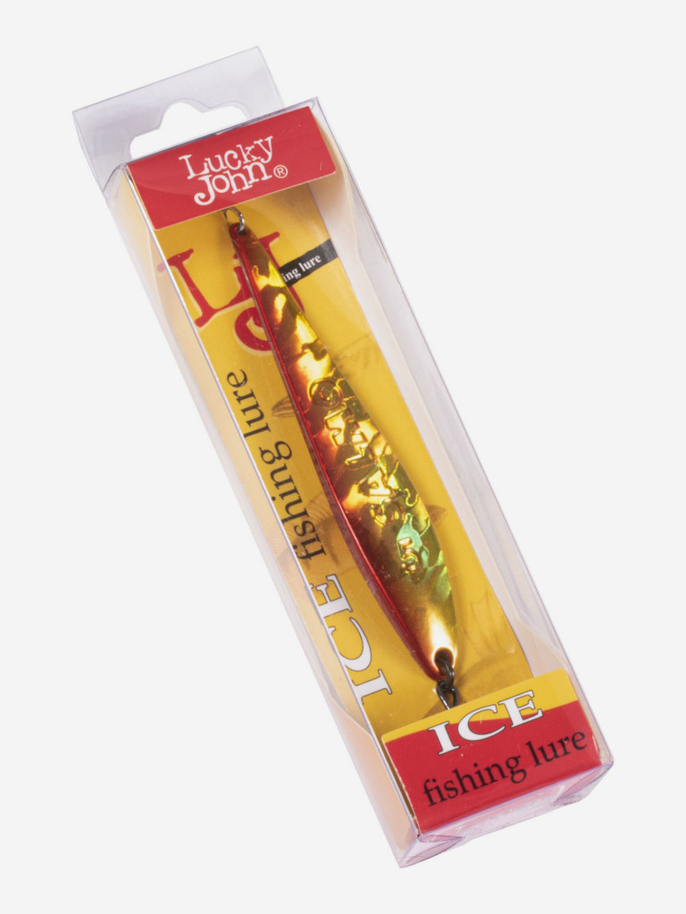 Блесна вертикальная Lucky John зимняя S-5 с тройником, вес 17 г