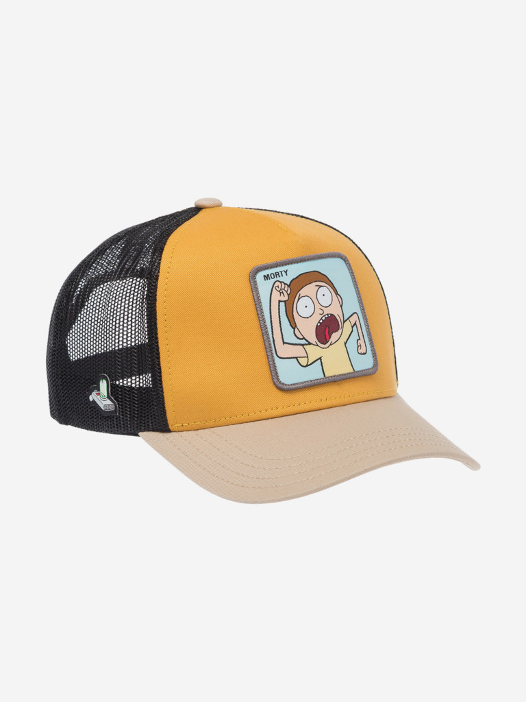 Бейсболка с сеточкой CAPSLAB CL/REM5/1/CT/MYB Rick and Morty Run Morty (желтый)