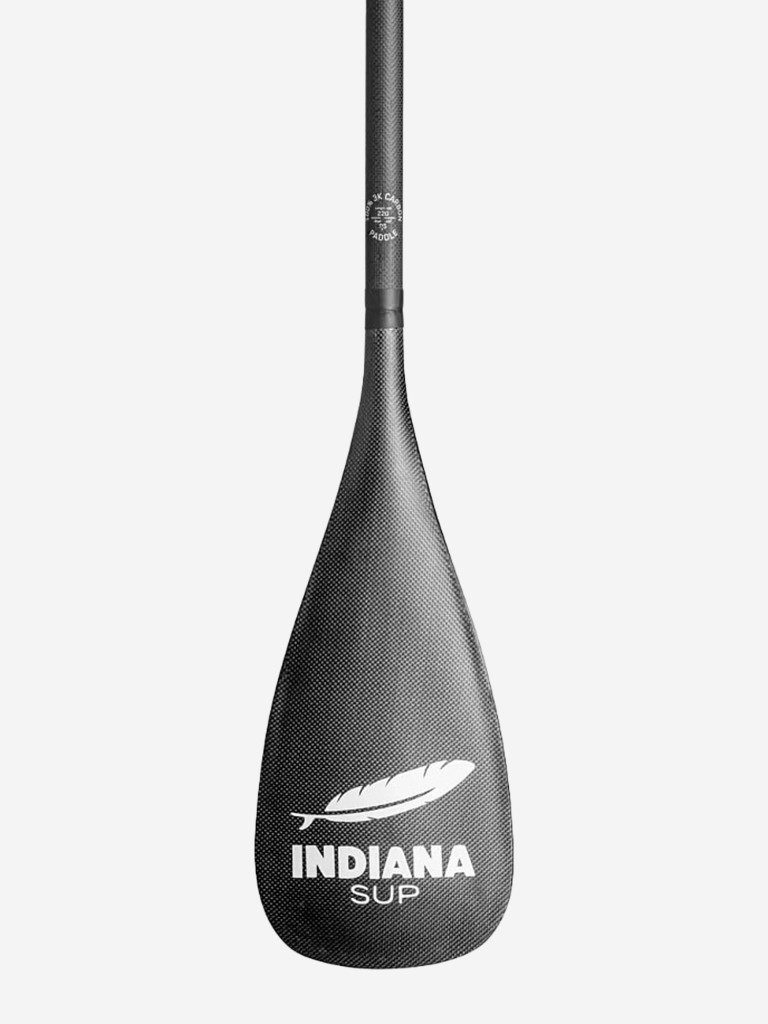 Весло для сапборда Indiana цельное с чехлом, карбон, 220 см