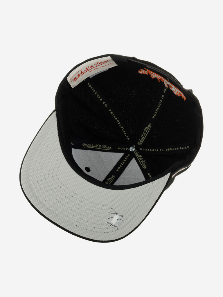 Бейсболка с прямым козырьком MITCHELL NESS 6HSSDX21129-NYKBLCK New York Knicks NBA (черный)